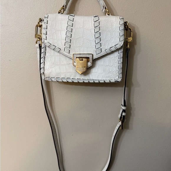 💄RARE💄 Aimee Kestenberg Faux Croco Leather Crossbody Bag - Picture 13 of 14